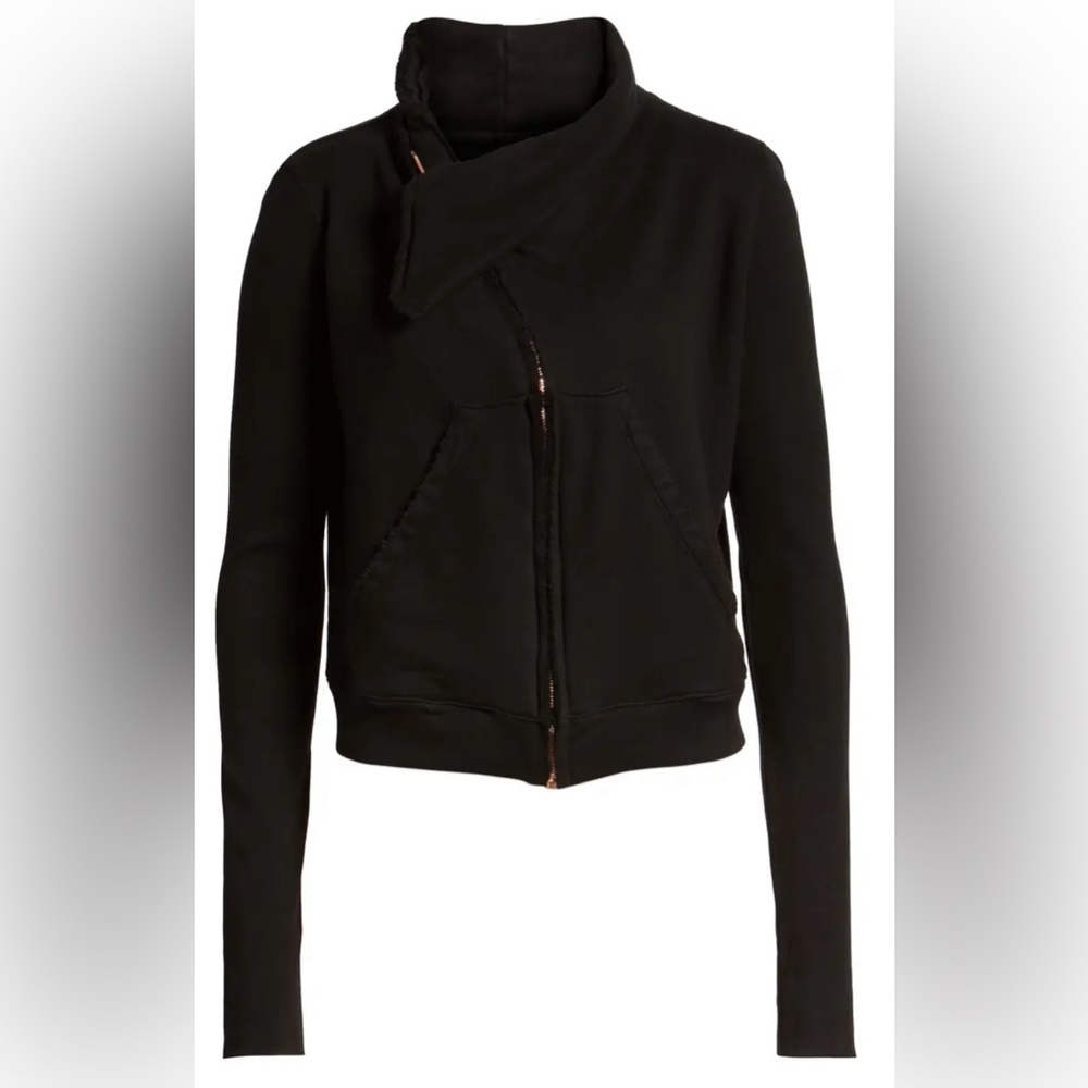 Frank & Eileen Tee Lab Zip Fleece Jacket Black Size Medium